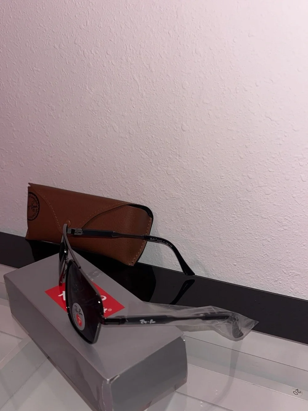 Ray-Ban Black Lens Silver Frame Sunglasses